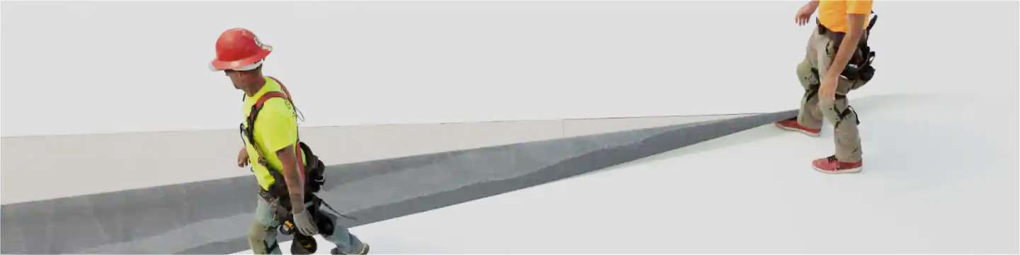 modified tpo roof on commercial building